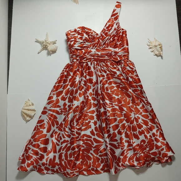 Alfred Angelo orange Grad Dress size 10 - Picture 2 of 8